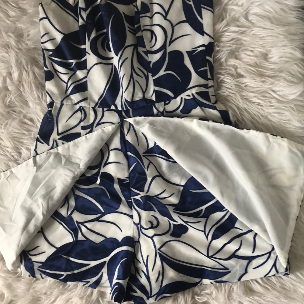 Patterned Structured Romper - image 2